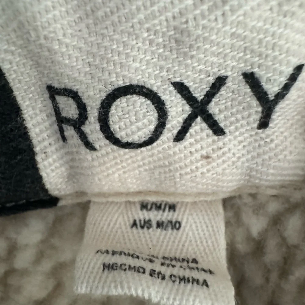 Roxy Pink Corduroy Jacket with Sherpa Lining | Size M - Picture 7 of 8